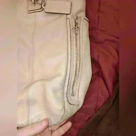 Coach Leather Tan Brown Handbag purse - Picture 3 of 11